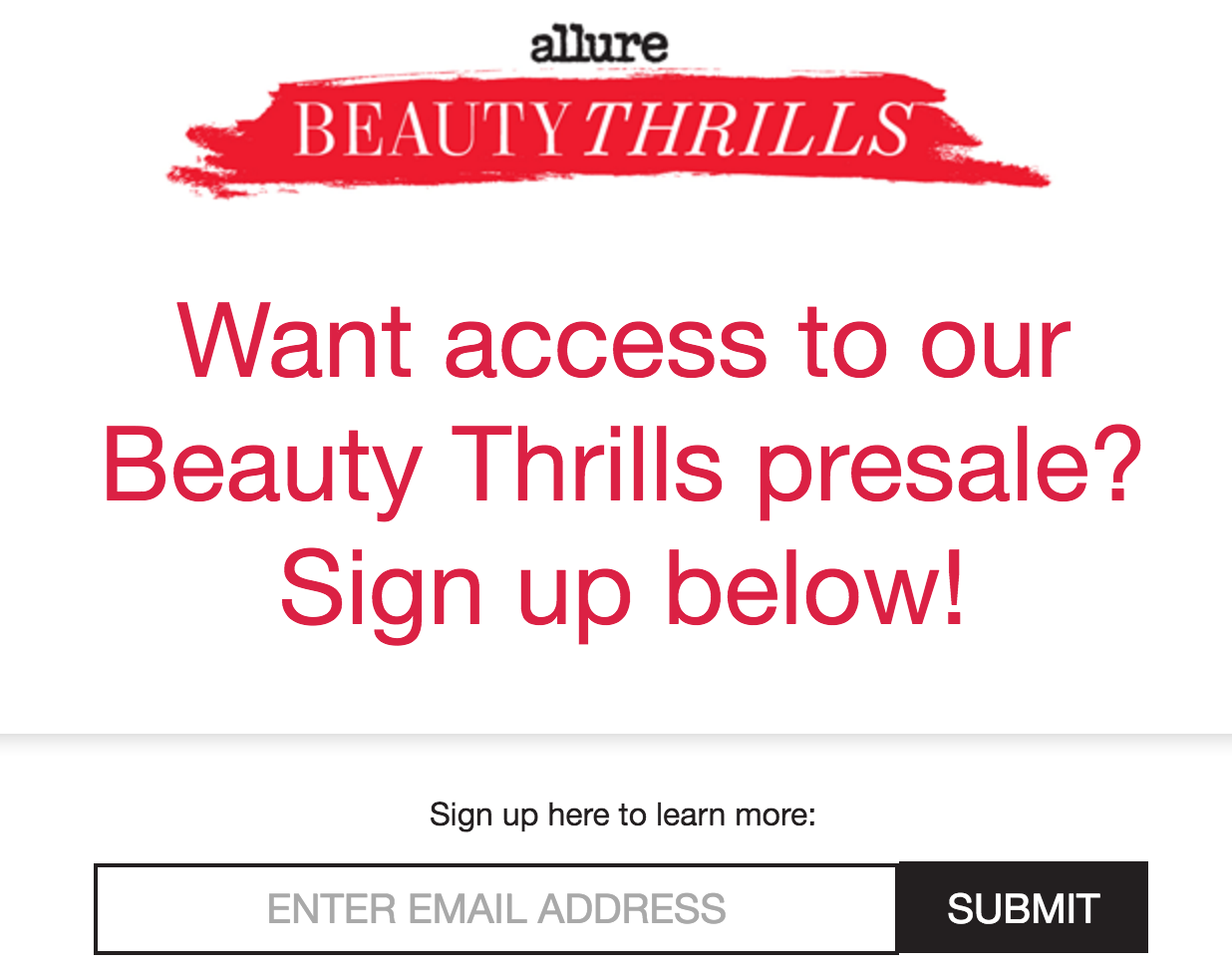 Allure Beauty Thrills Box Pre-Sale Launches on Monday!