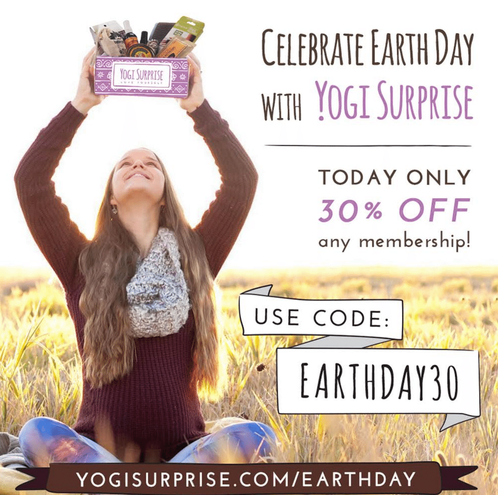 Yogi Surprise Earth Day Sale – 30% Off Your First Month!