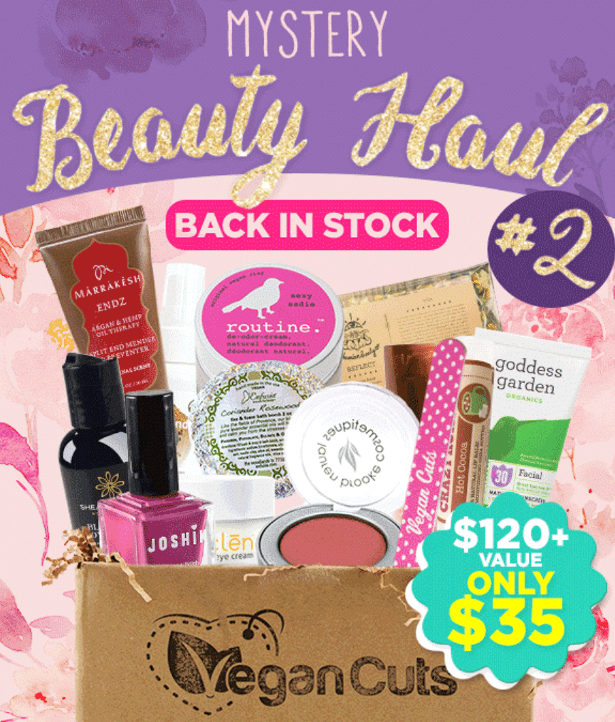 Vegan Cuts Mystery Beauty Haul Box – Restocked!
