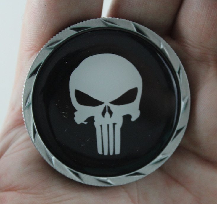 The BAM Box Subscription Box Review March 2016 - punisher coin side