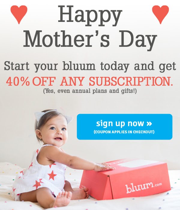 Bluum Mother’s Day Sale – 40% Off All Length Subscriptions!