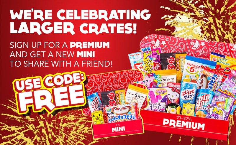 2 Days Only – Get a Free Mini Japan Crate with Purchase!