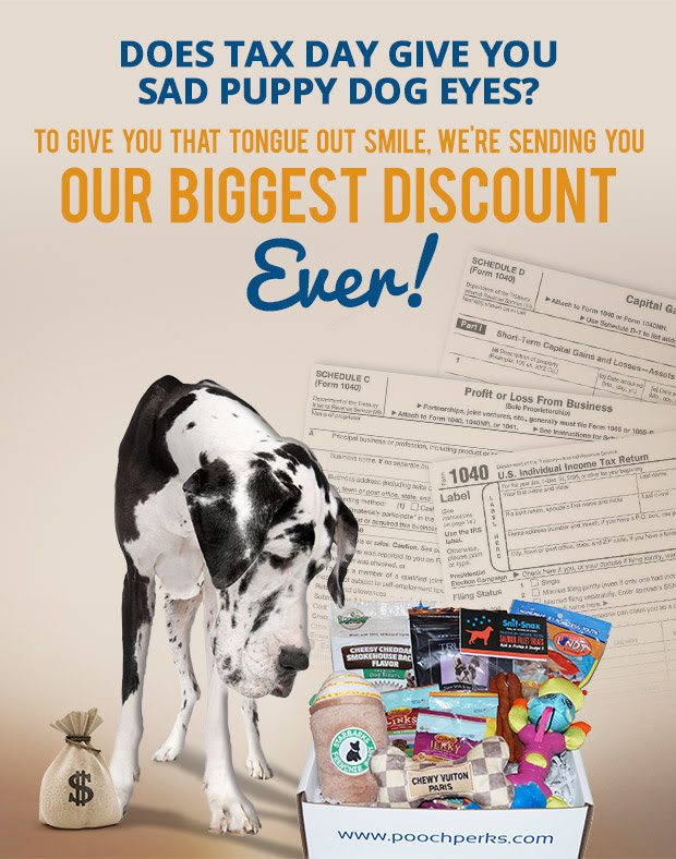 Today Only – $20 Off Pooch Perks Longer Length Subscriptions!
