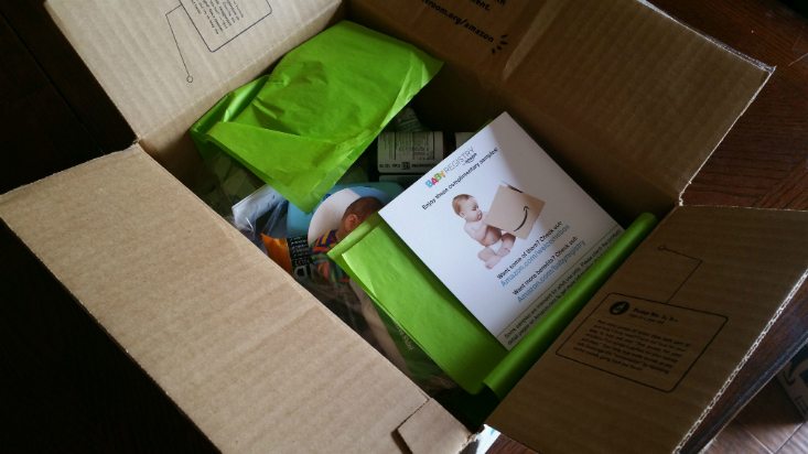 AMAZON BABY REGISTRY BOX - packaging