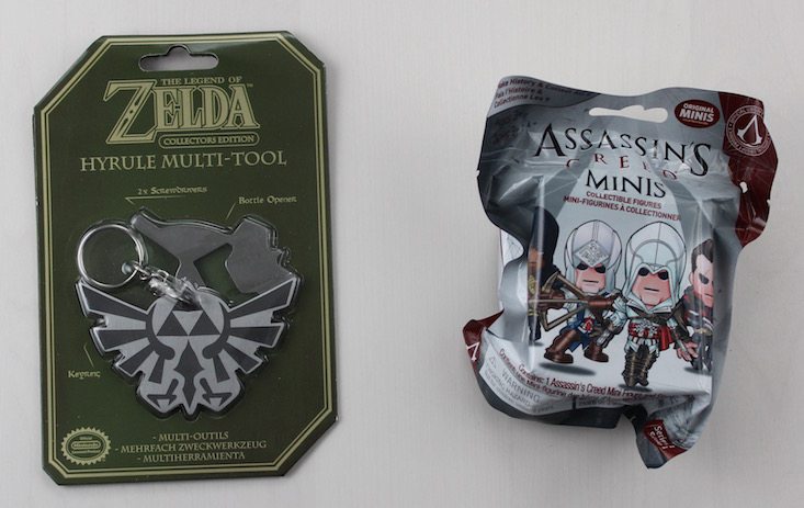 Arcade Block Subscription Box Review + Coupon April 2016 - multitool and mini figure