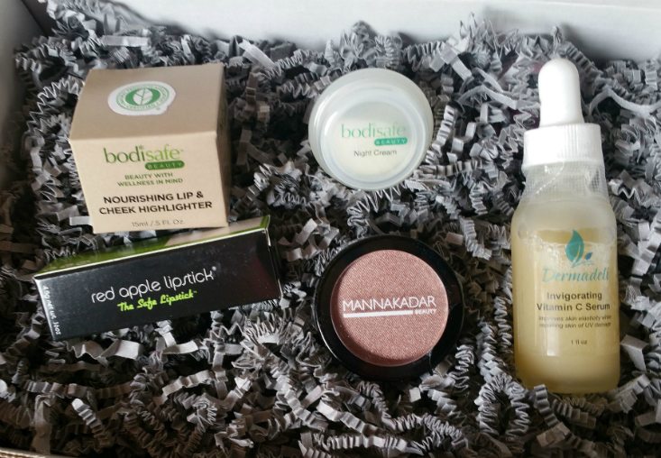 BENEVOLENT BEAUTY BOX MAY 2016 - all items