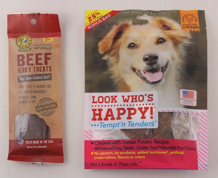BarkBox Subscription Box Review & Coupon May 2016 - treats