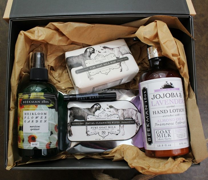 Beekman-products inside box