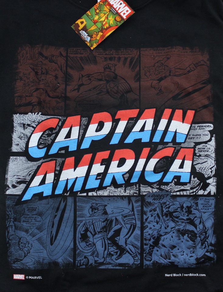 Comic Block Subscription Box Review + Coupon April 2016 - Cap Shirt