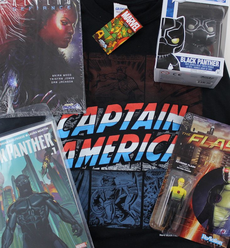 Comic Block Subscription Box Review + Coupon April 2016 - all items