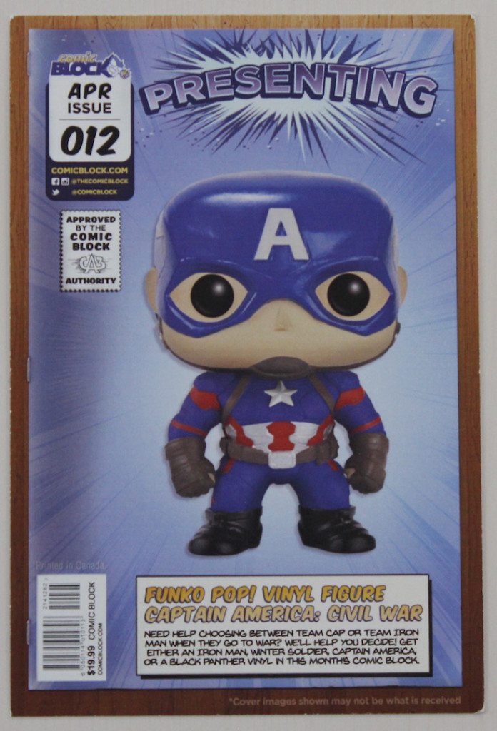 Comic Block Subscription Box Review + Coupon April 2016 - card