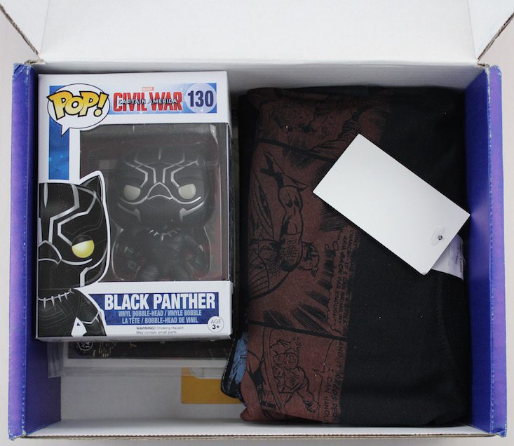 Comic Block Subscription Box Review + Coupon April 2016 - inside