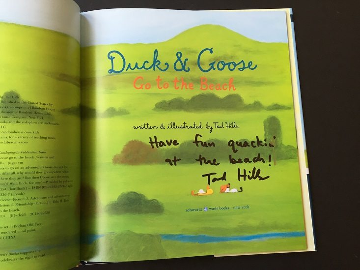 Duck and Goose signed