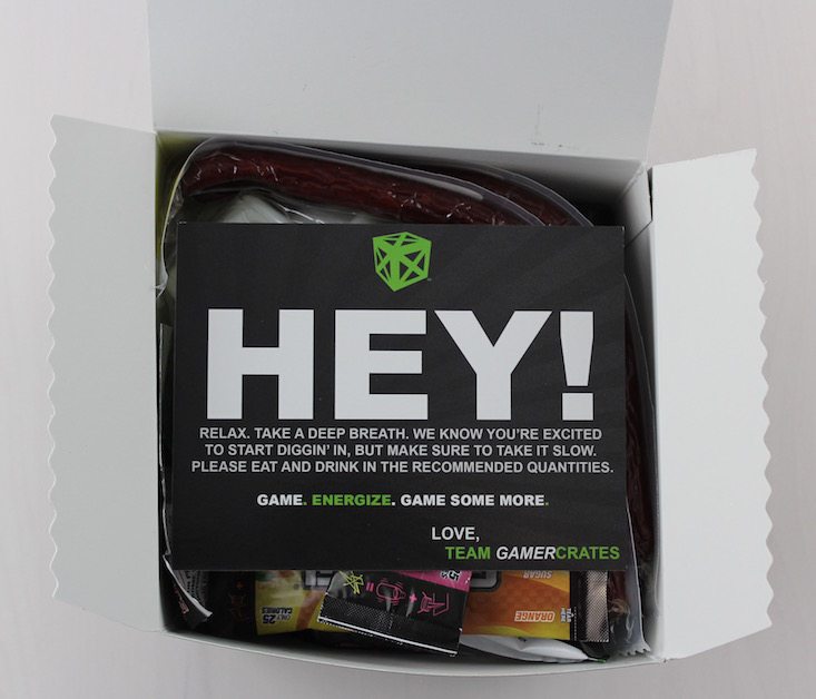 GamerCrates Subscription Box Review May 2016 - inside