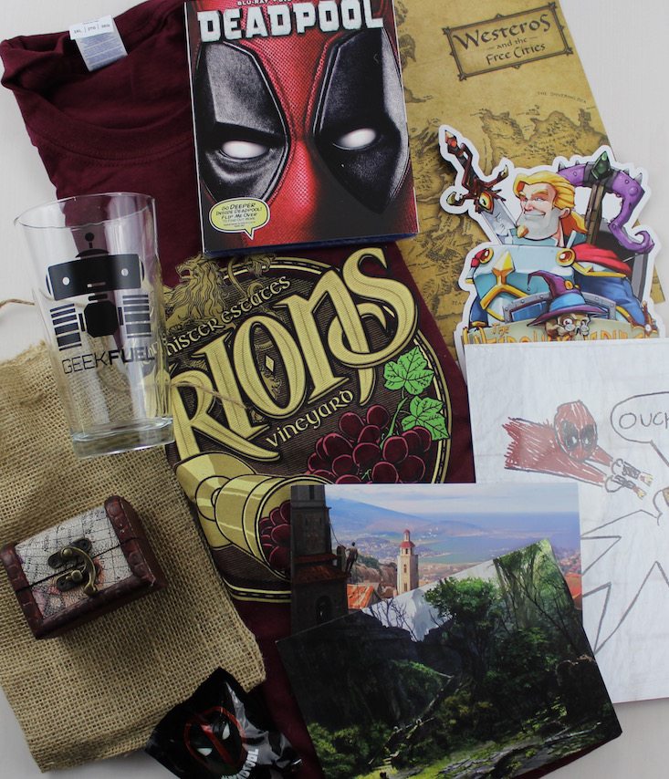 Geek Fuel Subscription Box Review + Exclusive Coupon May 2016 - all items