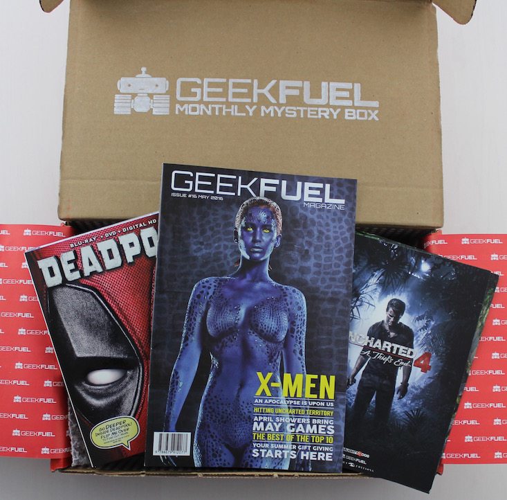 Geek Fuel Subscription Box Review + Exclusive Coupon May 2016 - inside