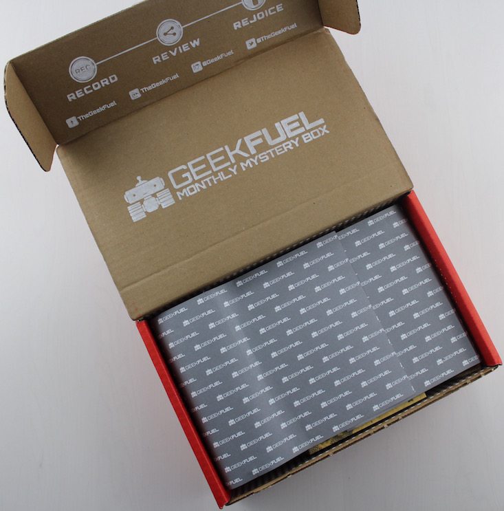 Geek Fuel Subscription Box Review + Exclusive Coupon May 2016 - opened