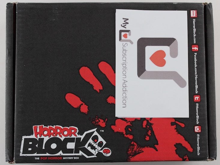 Horror Block Subscription Box Review + Coupon – April 2016