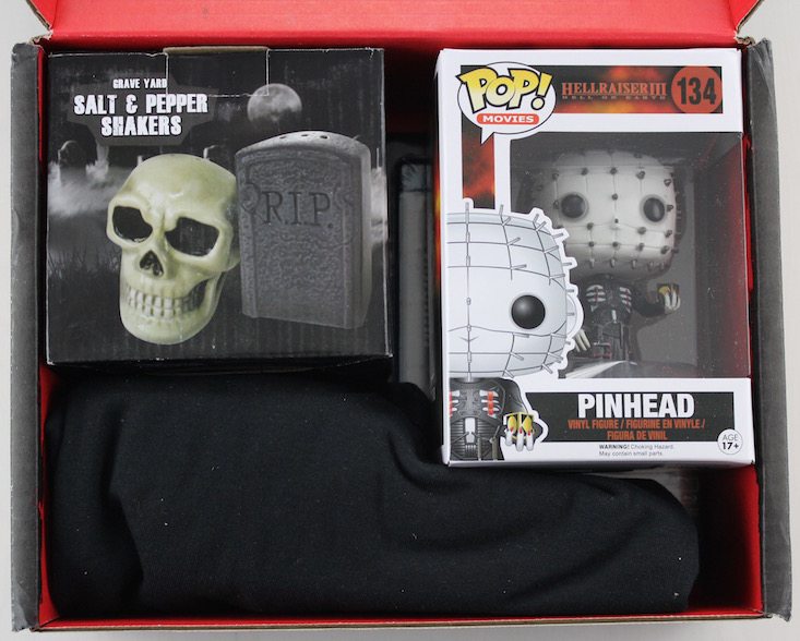 Horror Block Subscription Box Review + Coupon April 2016 - inside