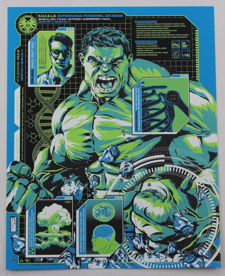 Loot Crate DX Subscription Box Review + Coupon May 2016 - Hulk lithograpgh