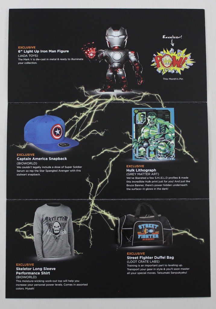 Loot Crate DX Subscription Box Review + Coupon May 2016 - card back