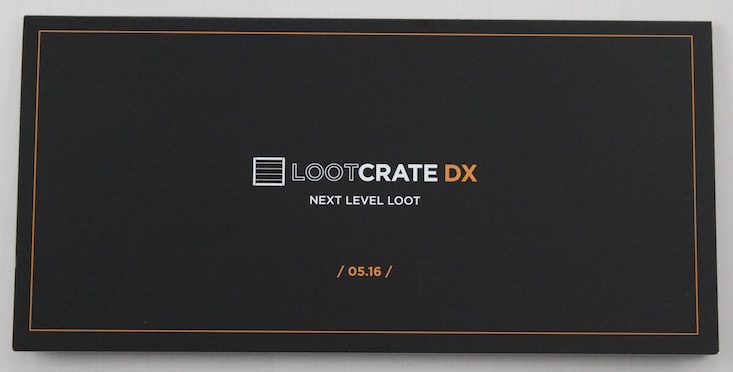 Loot Crate DX Subscription Box Review + Coupon May 2016 - card folded