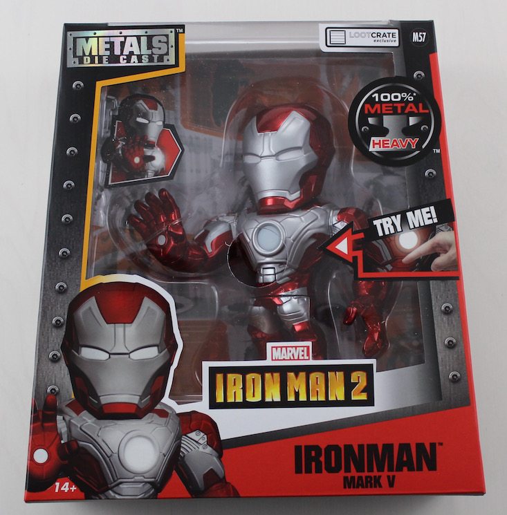 Loot Crate DX Subscription Box Review + Coupon May 2016 - iron man in box