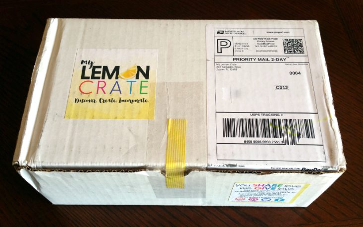 MY LEMON CRATE MAY 2016 - box