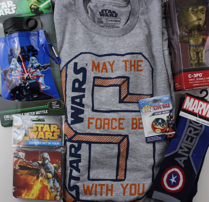 Powered Geek Box Subscription Box Review April 2016 - all items