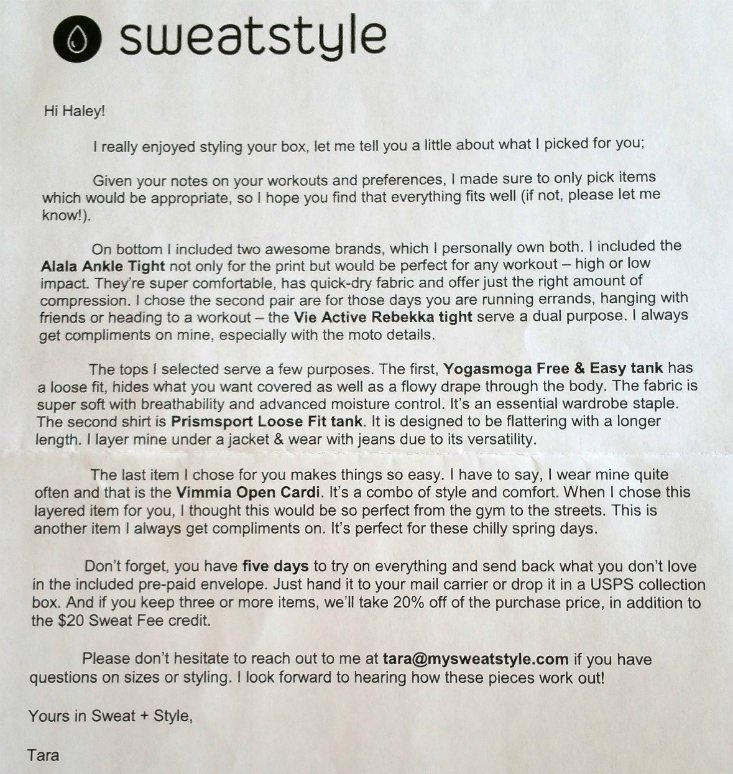 SWEATSTYLE MAY 2016 - INFO 1