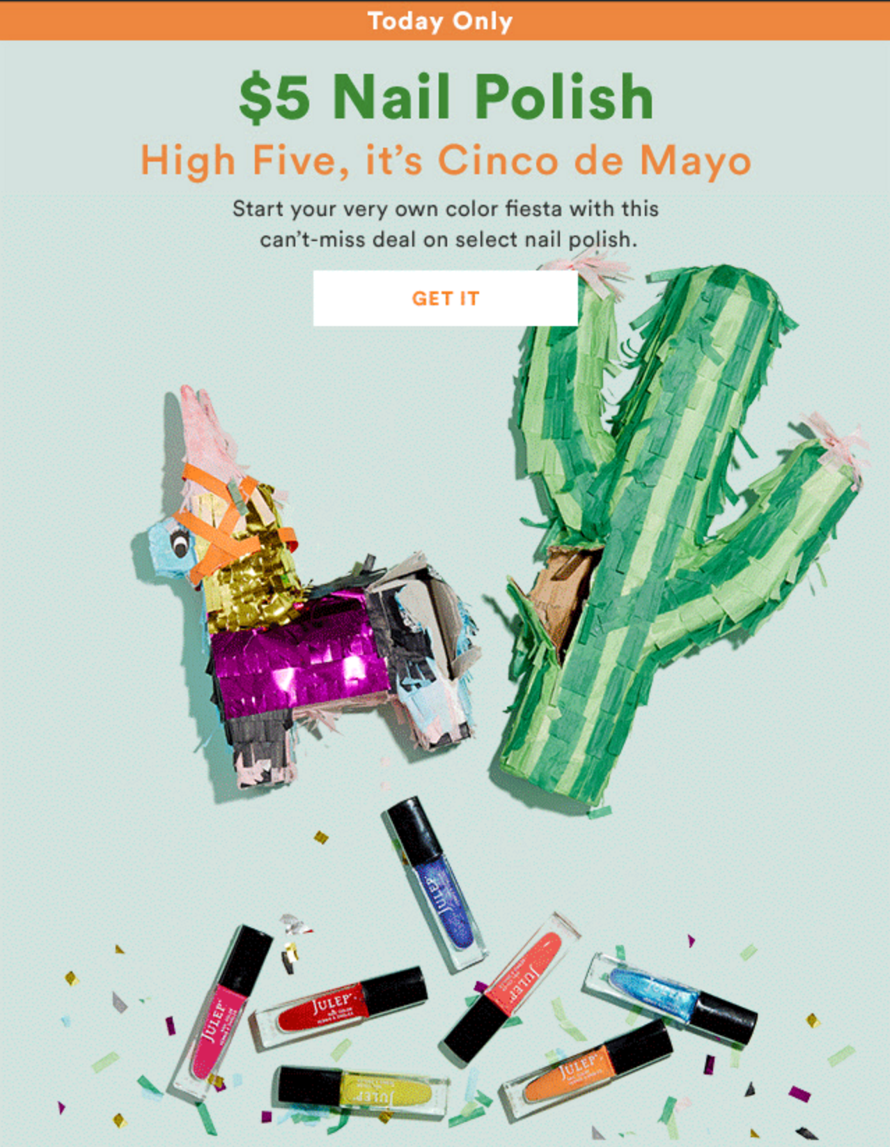 Today Only – $5 Julep Nail Polishes!