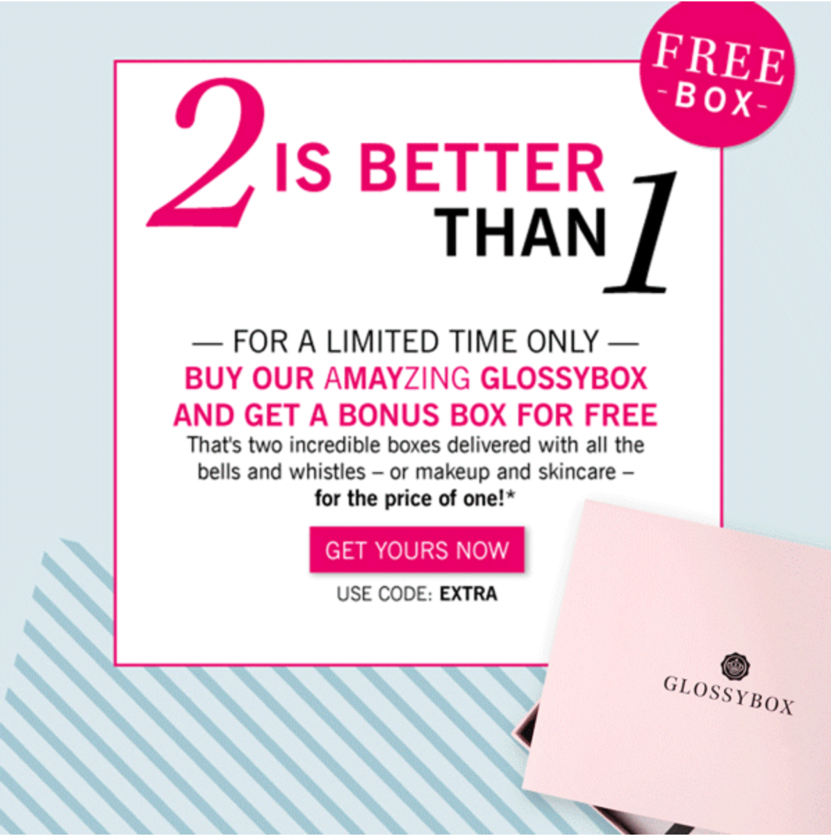 Free GlossyBox Bonus Box with Subscription!