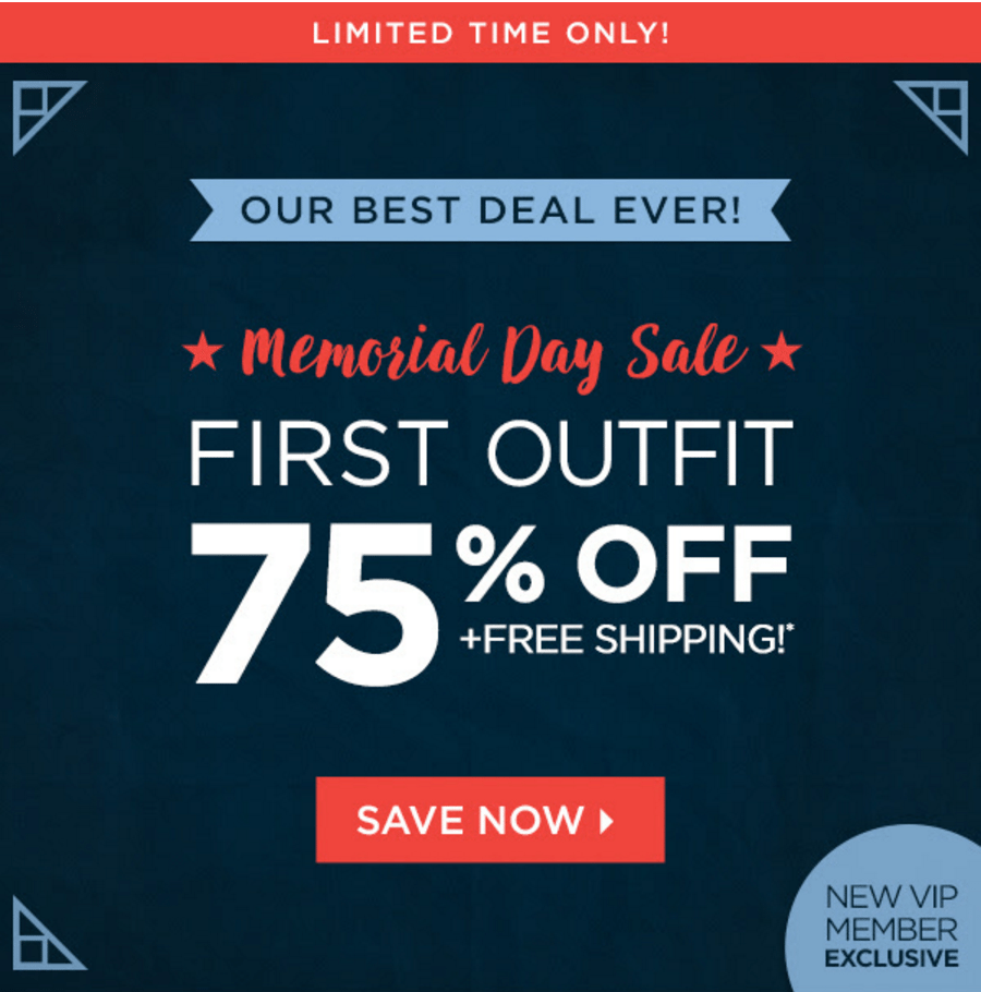 Fabletics Memorial Day VIP Members Sale – 75% Off First Outfit!
