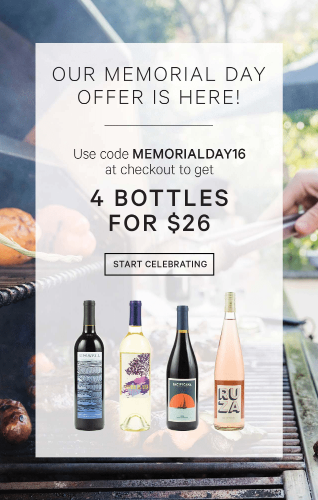Club W Memorial Day Sale – Save $26 On Your First 4 Bottles