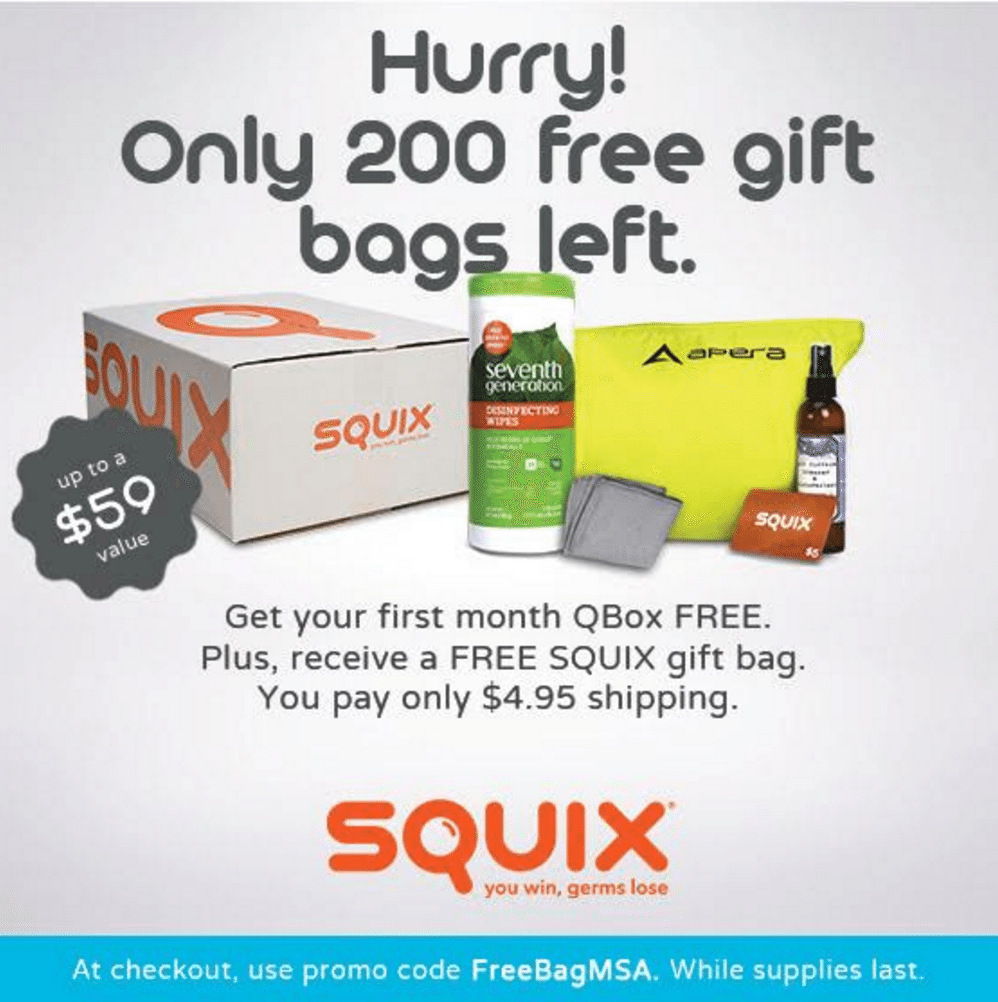 200 Left – FREE First Squix Box + FREE Gift Bag!