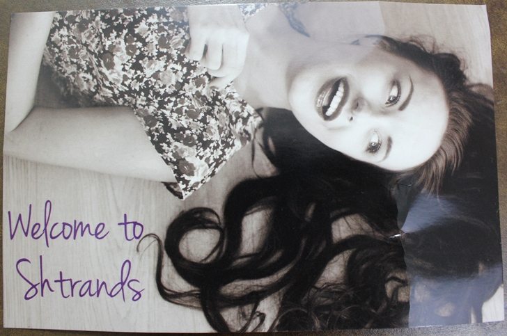 Shtrands-welcome card front