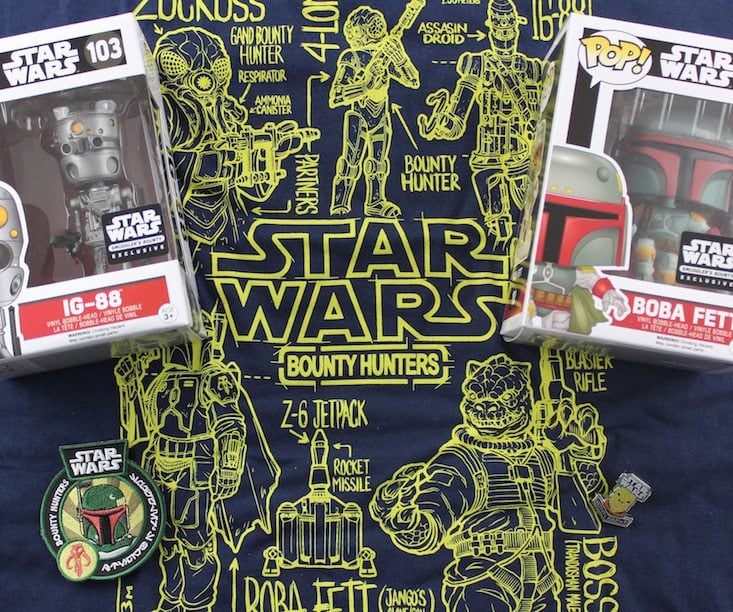 Star Wars Smugglers Bounty Subscription Box Review May 2016 - all items