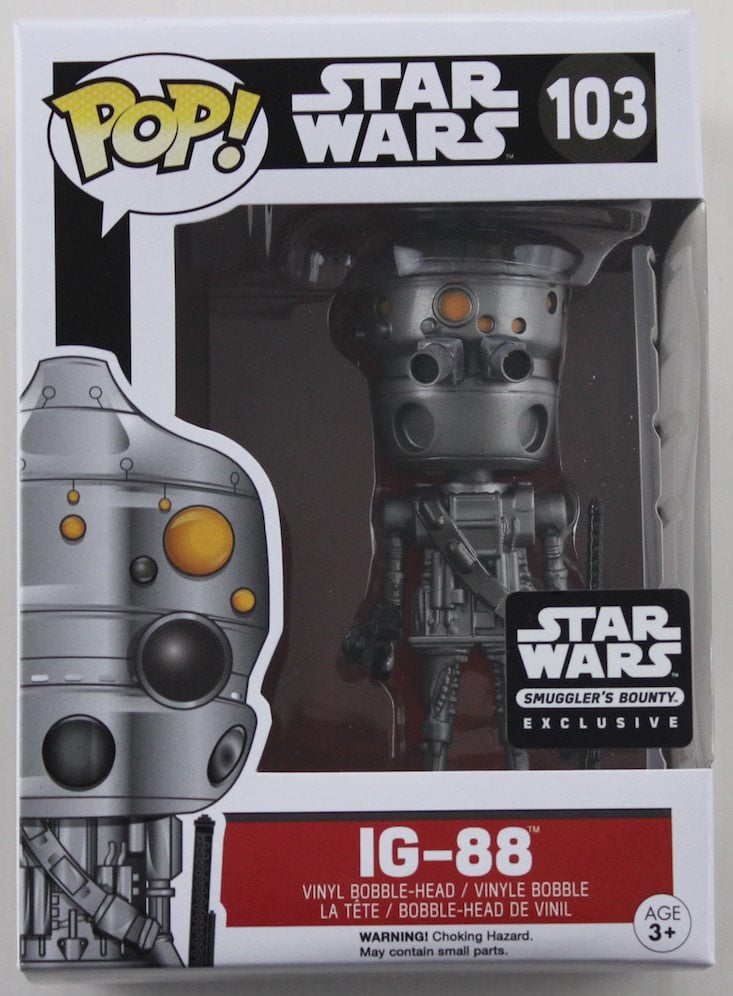 Star Wars Smugglers Bounty Subscription Box Review May 2016 - ig-88 POP