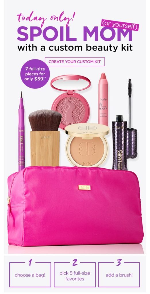 TARTE CREATE YOUR OWN KIT MAY 2016 - info 1