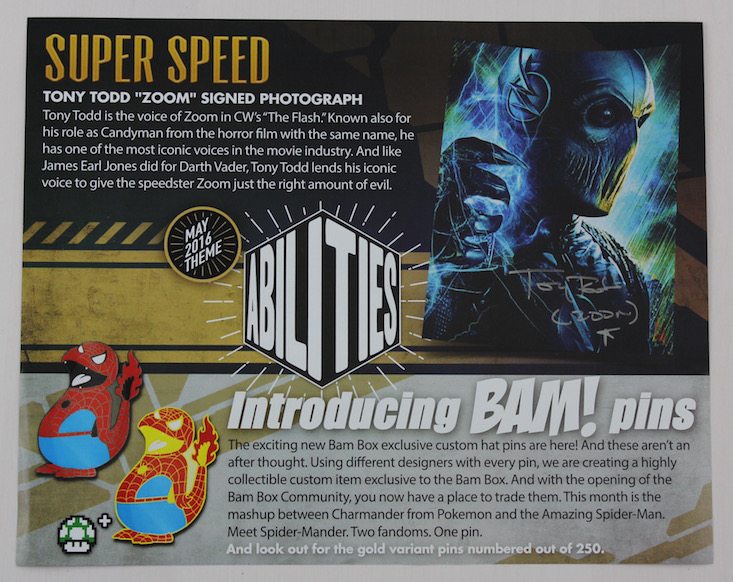 The BAM! Box Subscription Box Review + Coupon May 2016 - info sheet 2