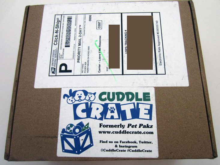 Cuddle Crate Cat Subscription Box Review + Coupon – May 2016