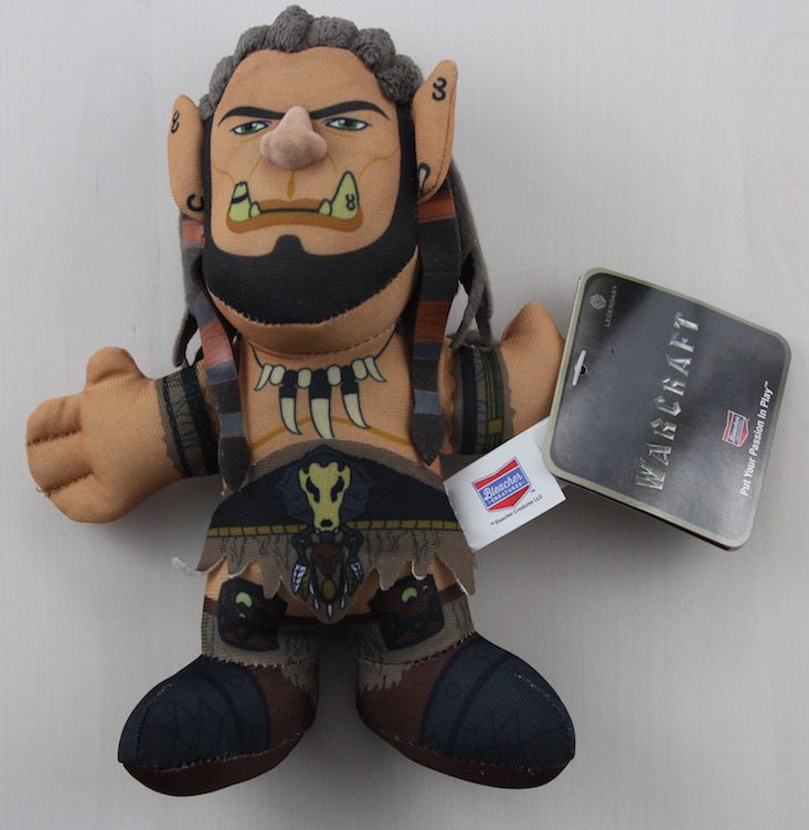 Arcade Block Subscription Box Review + Coupon May 2016 - warcraft plush