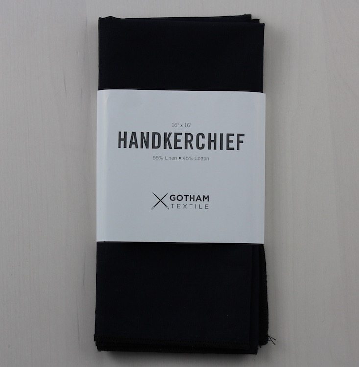 Bespoke Post Subscription Box Review + Coupon - June 2016 - folder handkerchief
