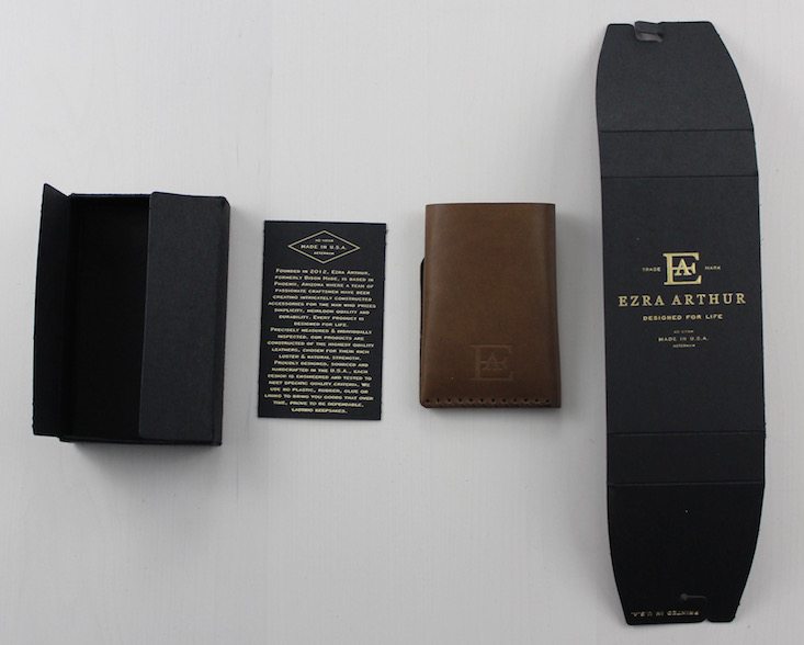 Bespoke Post Subscription Box Review + Coupon - June 2016 - wallet unpackaged