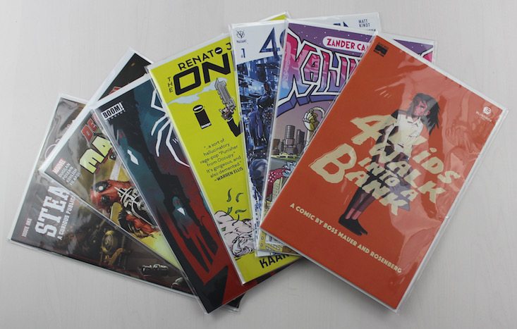 Blindbox Comics Subscription Box Review + Coupon June 2016 - all items
