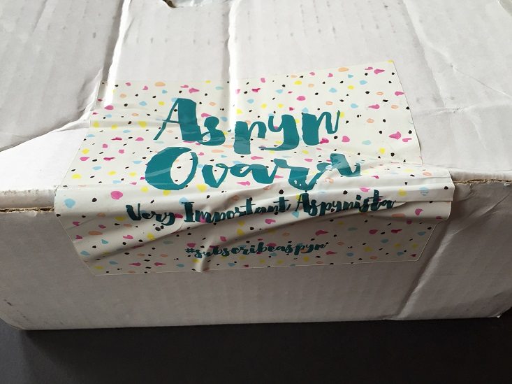 Aspyn Ovard Subscription Box Review – May 2016