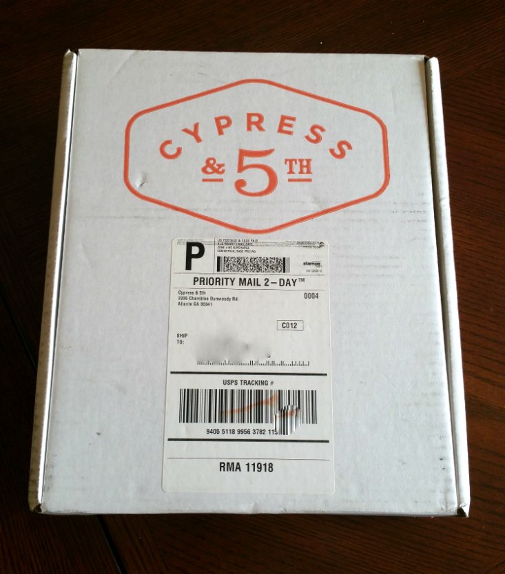 CYPRESS & 5TH MAY 2016 - BOX