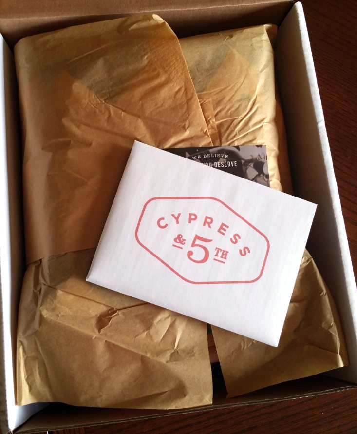 CYPRESS & 5TH MAY 2016 - packaging