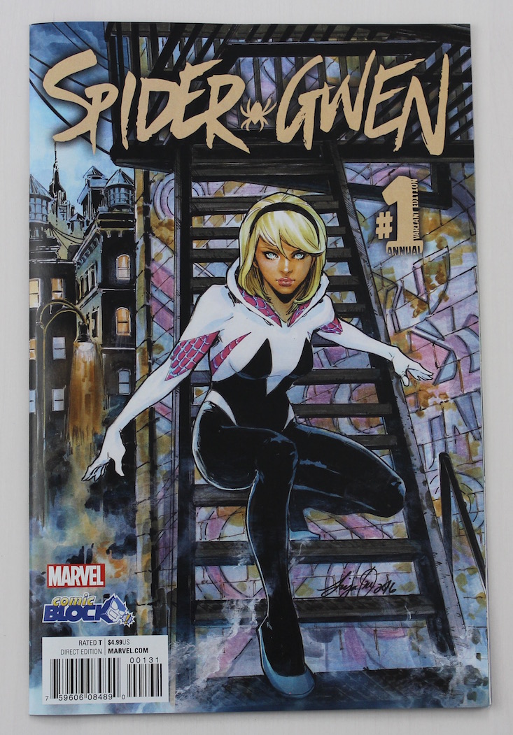 Comic Block Subscription Box Review + Coupon June 2016 - Spider Gwen