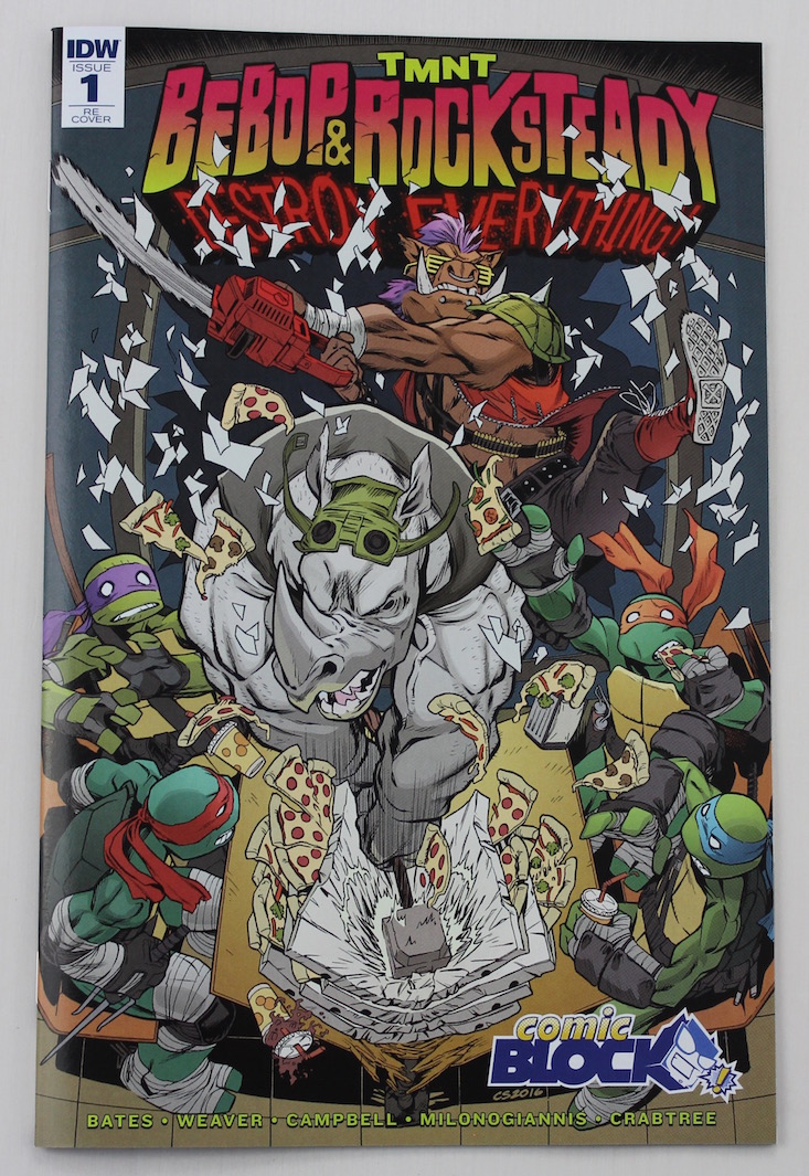 Comic Block Subscription Box Review + Coupon June 2016 - bebop and rocksteady